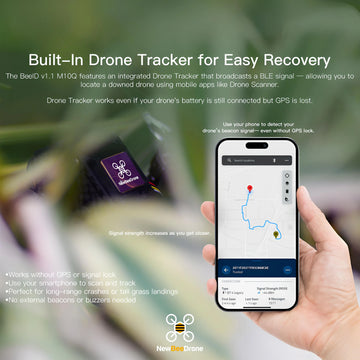 NewBeeDrone BeeID v1.1 M10Q GPS Module with RemoteID & Drone Tracker NewBeeDrone