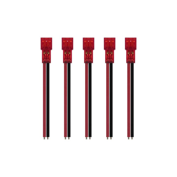 NewBeeDrone Nectar Connector Gold - Gold Plated Solid Pin PH2.0 Battery Lead x5 - NewBeeDrone
