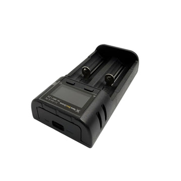 NewBeeDrone Nectar Injector Cylindro Charger – Dual-Slot USB-C Charger for 18650/21700 & NiMH/NiCD NewBeeDrone