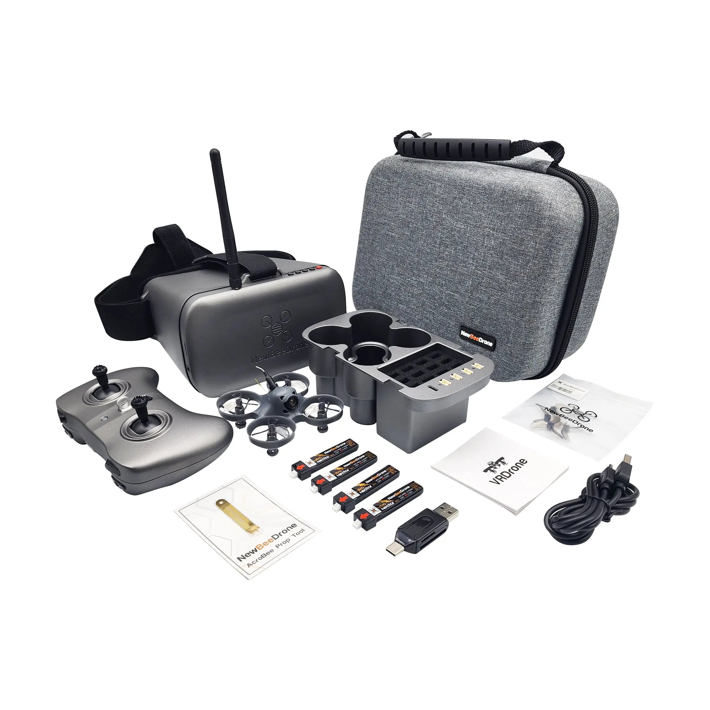 NewBeeDrone VR Drone Brushed RTF Bundle V2.5 - 8.25