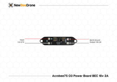 NewBeeDrone Acrobee75 HD O3 Power Board BEC 10V 2A