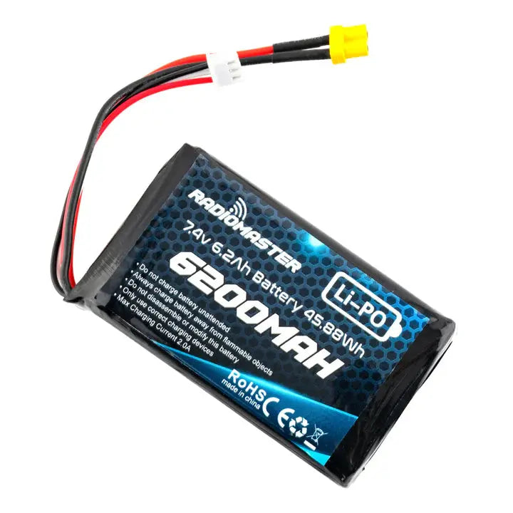 RadioMaster 2S 7.4V 6200mAh Lipo Battery - NewBeeDrone