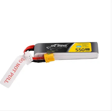 Tattu 550mAh 2S 7.6V(HV) Long Lipo Battery | XT30 Plug | FPV Classic Tattu