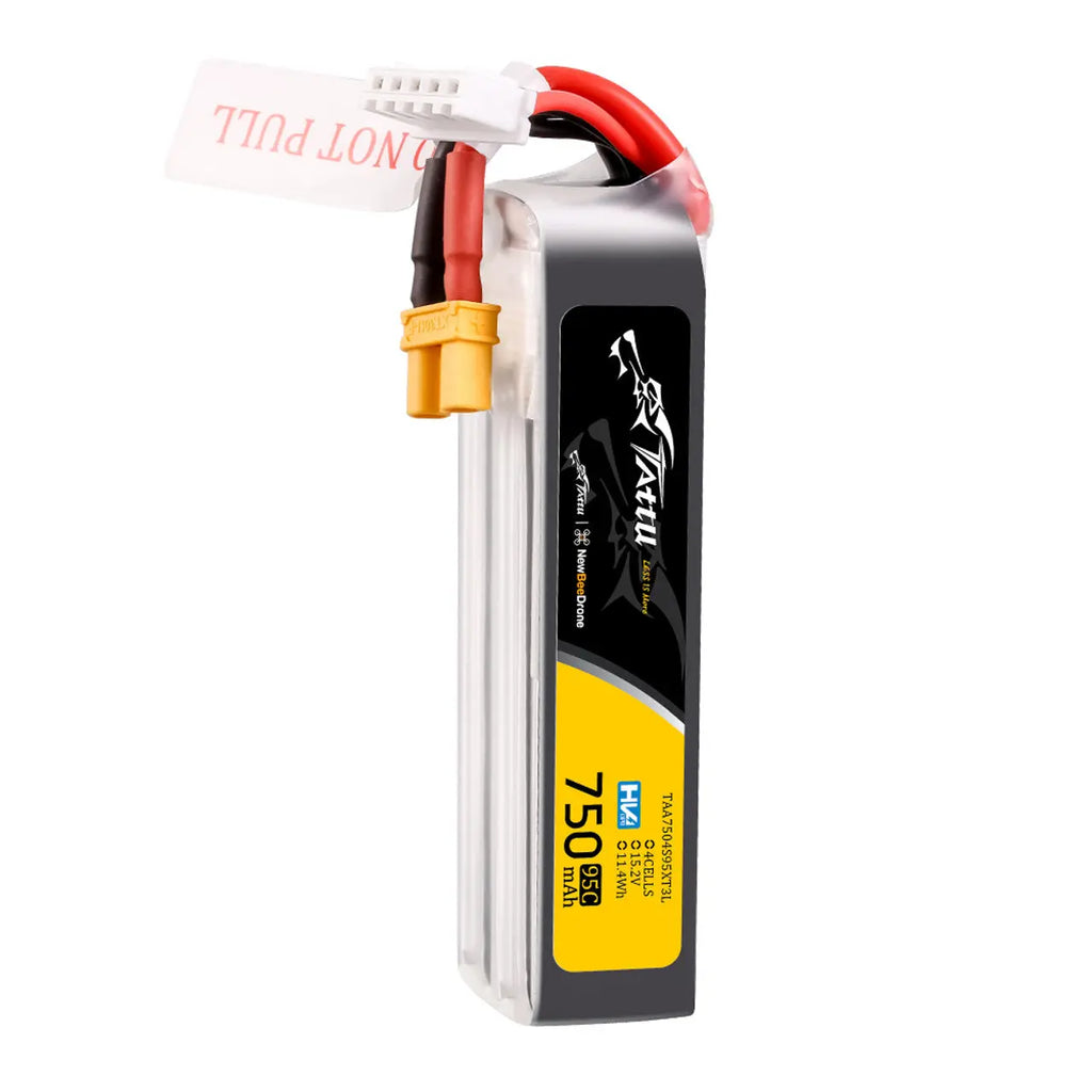 Tattu 750mAh 4S 95C R-Line HV Lipo Battery Pack with XT30 Plug - NewBeeDrone