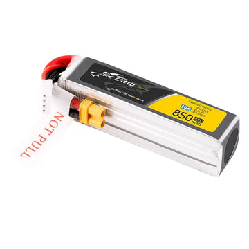 Tattu 850mAh 3S 95C 11.4V HV Lipo Battery Long Pack with XT30 Plug Tattu