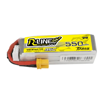 Tattu R-Line 550mAh 11.1V 95C 3S1P Lipo Battery Pack with XT30 Plug - NewBeeDrone