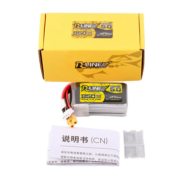 Tattu R-Line Version 5.0 850mAh 3S 11.1V 150C Lipo Battery Pack With XT30U-F Plug - NewBeeDrone