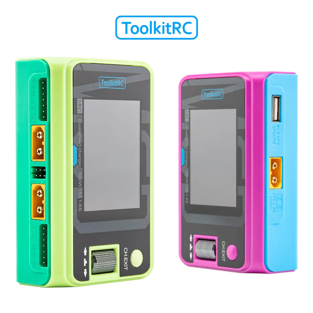 ToolkitRC M6D DualChannel 250w15Ax2DC Charger - NewBeeDrone