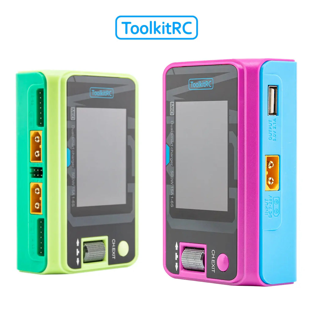 ToolkitRC M6D DualChannel 250w15Ax2DC Charger - NewBeeDrone