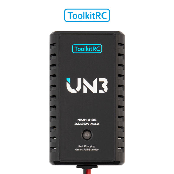 ToolkitRC UN3 USB-C input, 20W /2A 4~8S NiMH compact charger RTR