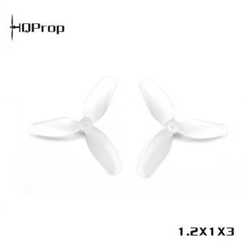 HQ Ultralight Whoop Prop 1.2X1X3(31MM) Clear (2CW+2CCW)-PC-1MM Shaft HQProp