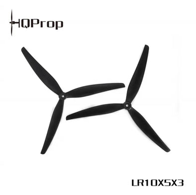 HQProp LR10X5X3 (1CCW+1CW) Black-Glass Fiber Reinforced Nylon