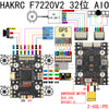 HAKRC F722 32-bit 50A AIO dual BEC 3-6S FPV