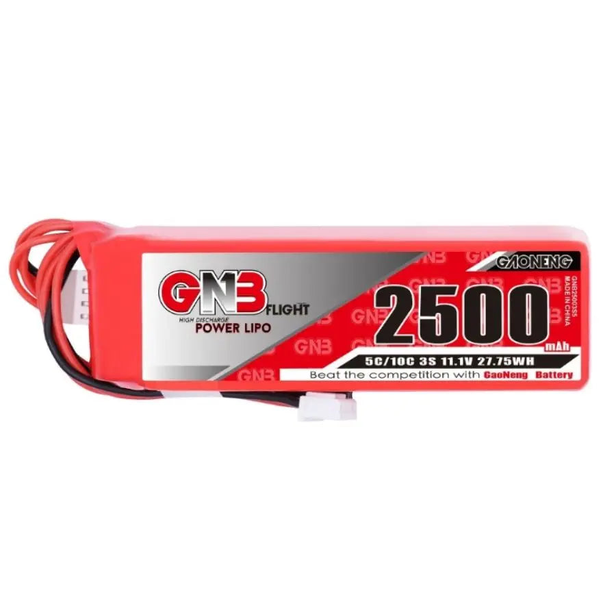 GNB 2500mAh 11.1V 3S - For X9D Radio (FUTABA, XH2.54  and JST) - NewBeeDrone