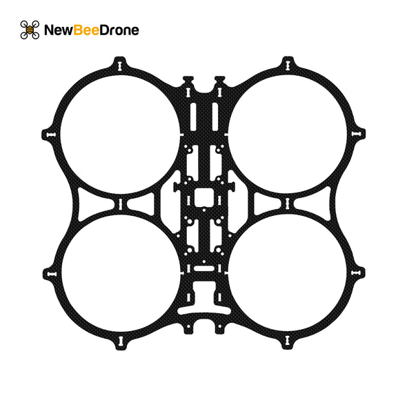newbeedrone cinemah main plate top plate carbon fiber