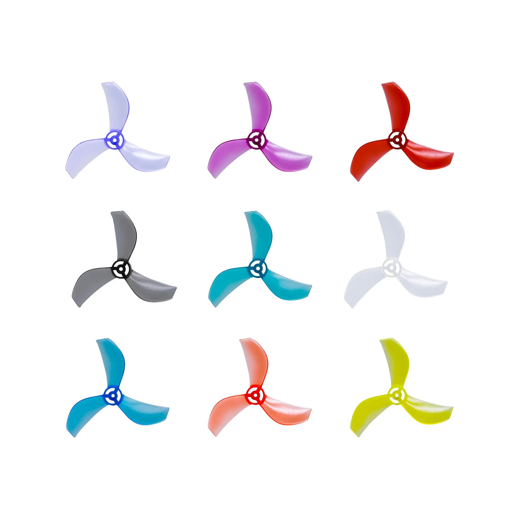 NewBeeDrone Azi (Tri Blade) Micro Propellers 31mm - 0.8mm Shaft (4CCW+4CW) - NewBeeDrone
