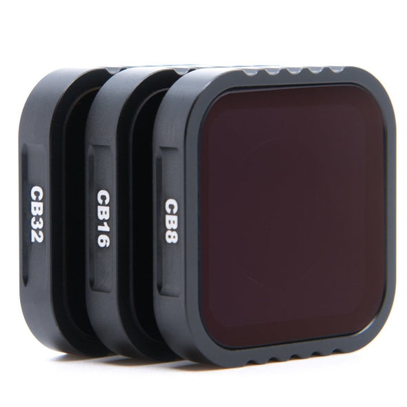 Camera Butter Twist On GoPro Hero 9/10 ND Filters - Premium Gorilla glass ND32, ND16, ND8