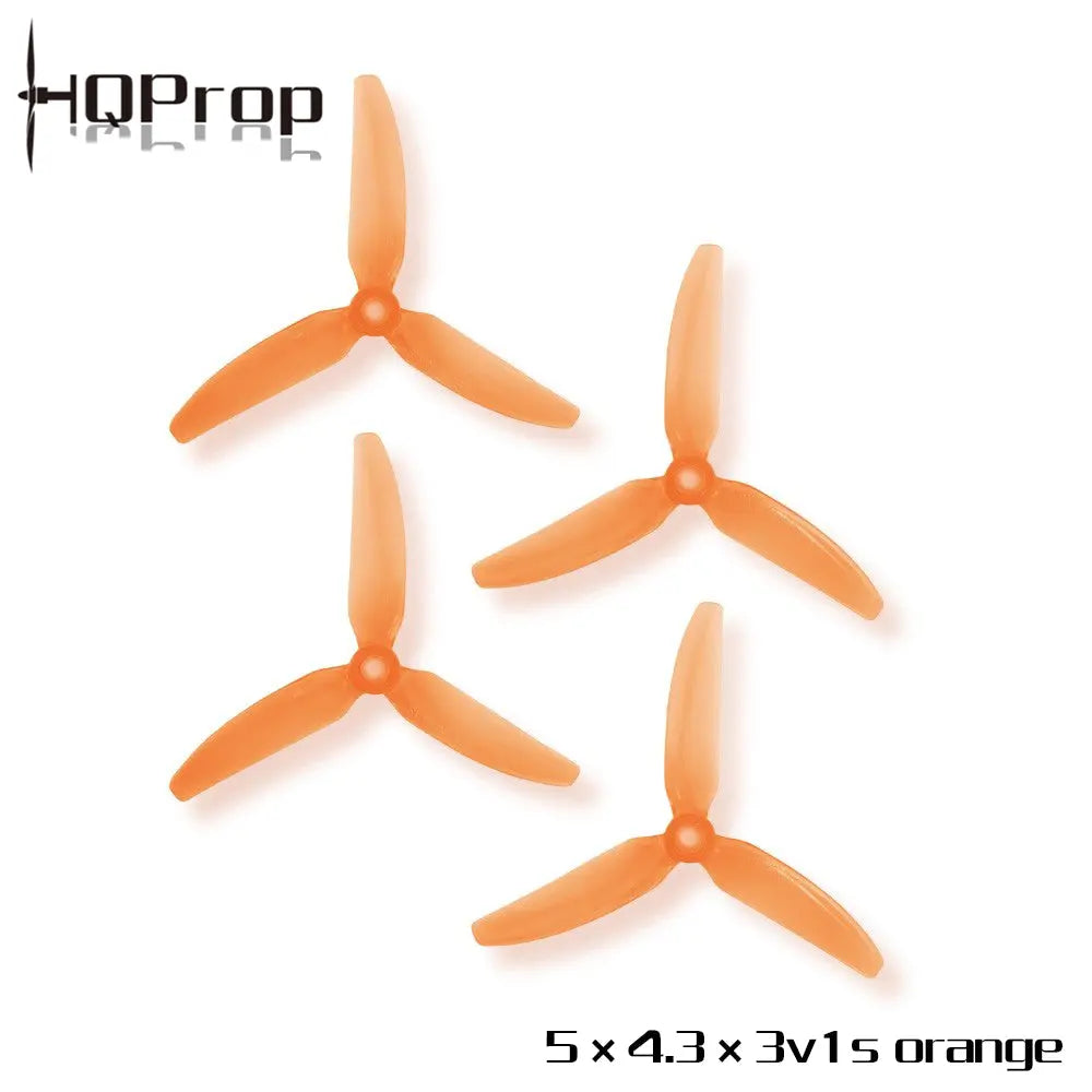 HQProp 5X4.3X3V1S (2CW+2CCW)-Poly Carbonate - NewBeeDrone