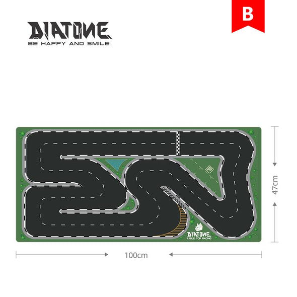 Diatone 1:76 Q33 Karting Mouse Pad Table Top Racing Track Style B