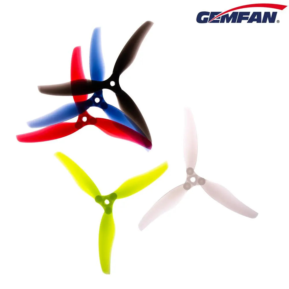 Gemfan F5135 Floppy Proppy 2 Blade — Clear Black
