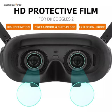 Sunnylife Protective Film HD Film Lens Protector Sweat-proof Explosion-proof for DJI Avata Goggles 2