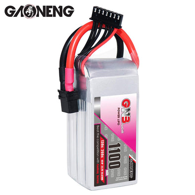 GNB 1100mAh 22.2v 6S 130C - XT60 Lipo Battery with Plastic Plate