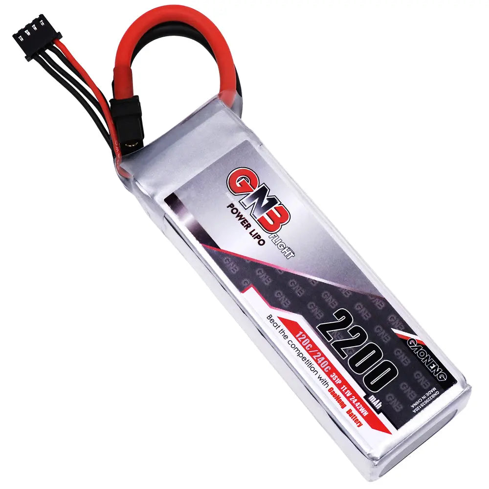 GNB 2200mAh 11.1V 3S1P 120C - XT60 Top