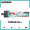 GNB 1S 550MAH 3.7V 90C GNB27 Plug Plastic Head LiPo Battery
