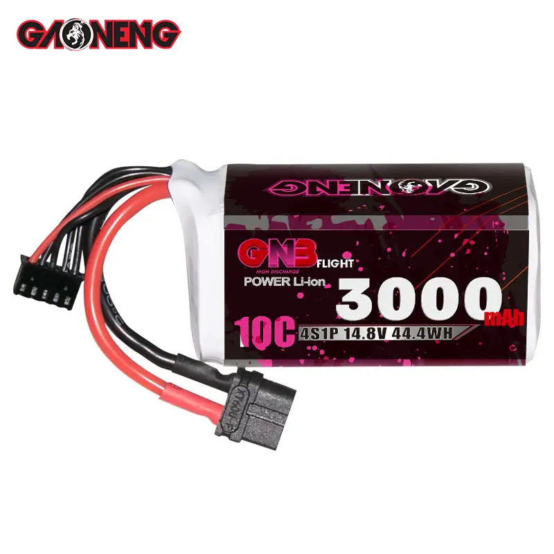 GNB 3000mah 14.8V 4S 10C Li-ion Battery Pack 18650 SONY VTC6 Long Range FPV 