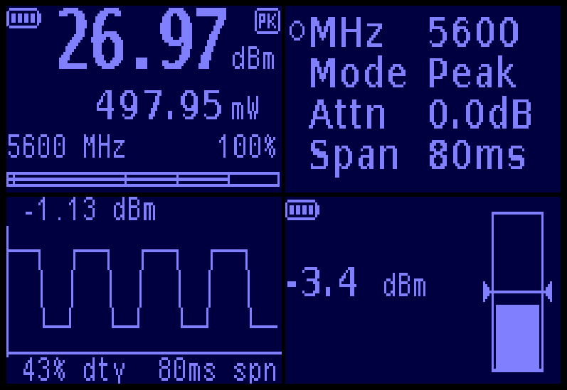 ImmersionRC RF Power Meter V2 Display