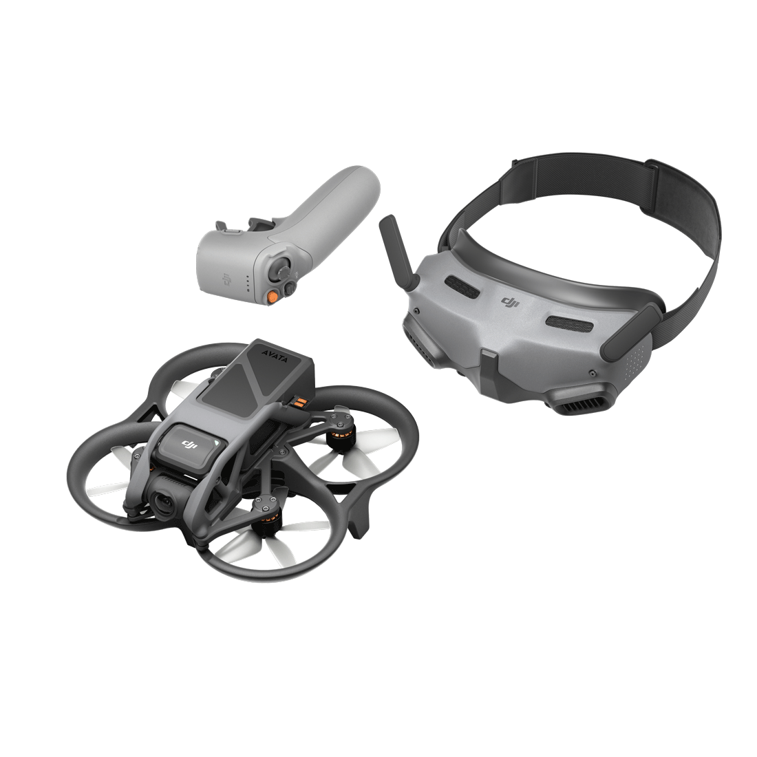 DJI Avata Pro-View Combo (DJI Goggles 2) - With RC Motion 2 Flymore Kit, 3  batteries First-Person View Drone UAV Quadcopter with 4K Stabilized Video