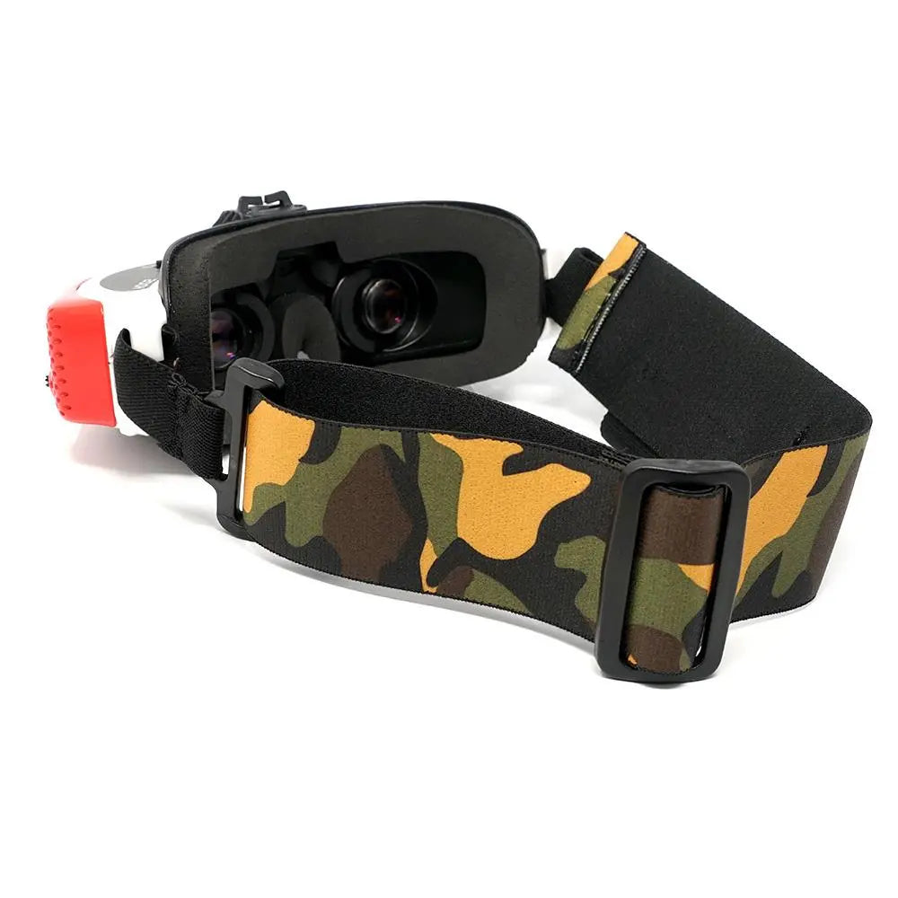 Torvol Race Goggle Strap - Sangle Confort 3D Air Mesh Pour Lunettes FPV Drone - Cuir PU, Mousse Arrière - Compatible Casques FPV