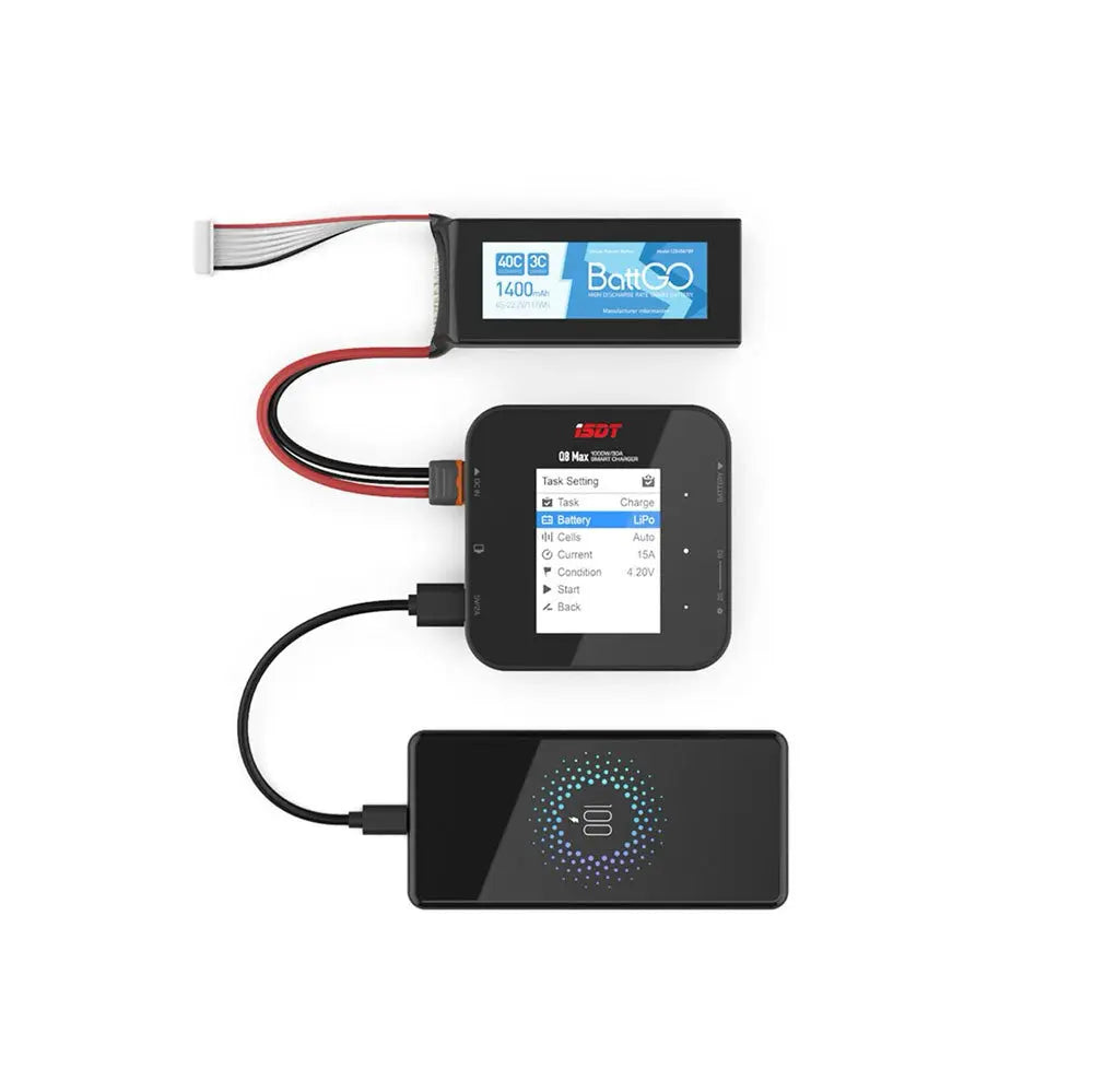 ISDT Q8 Max Smart Charger - NewBeeDrone